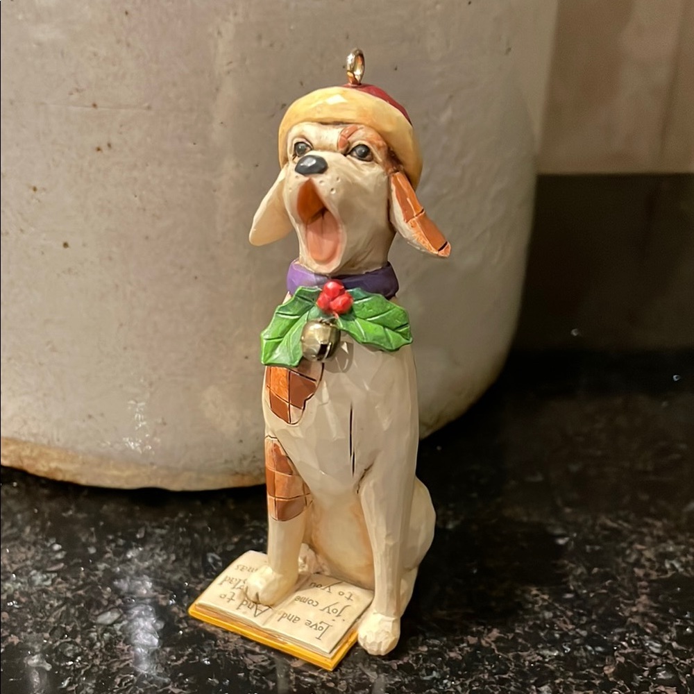 Jim Shore Heartwood Creek Bark the Herald Angels Sing from 2008 item #4011162